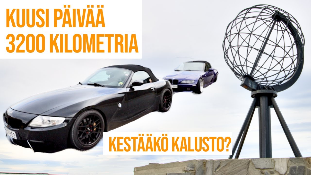 Tampereelta Nordkappiin ja takaisin kuudessa päivässä - Road Trip Movie