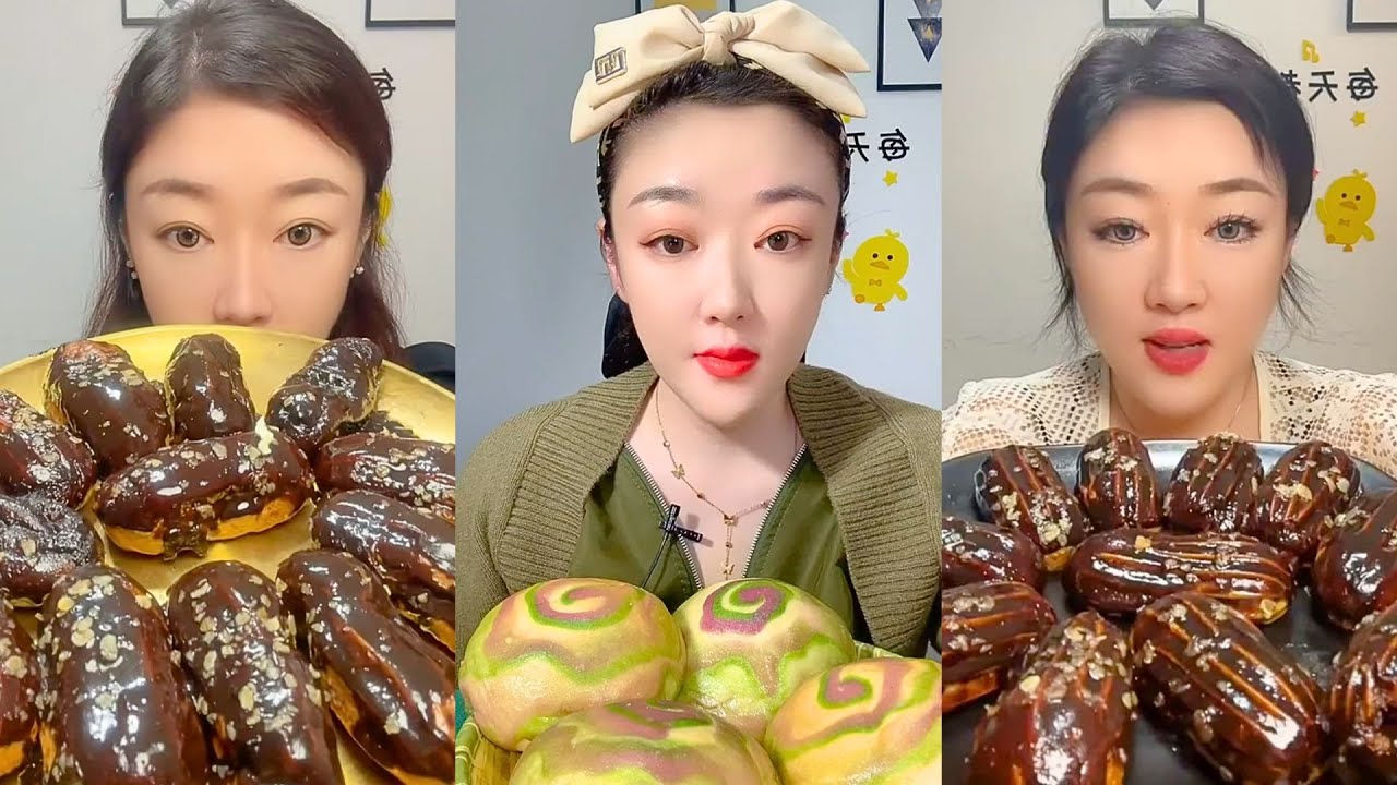 Extreme Chinese Mukbang – Insane Textures & Giant Bites #96