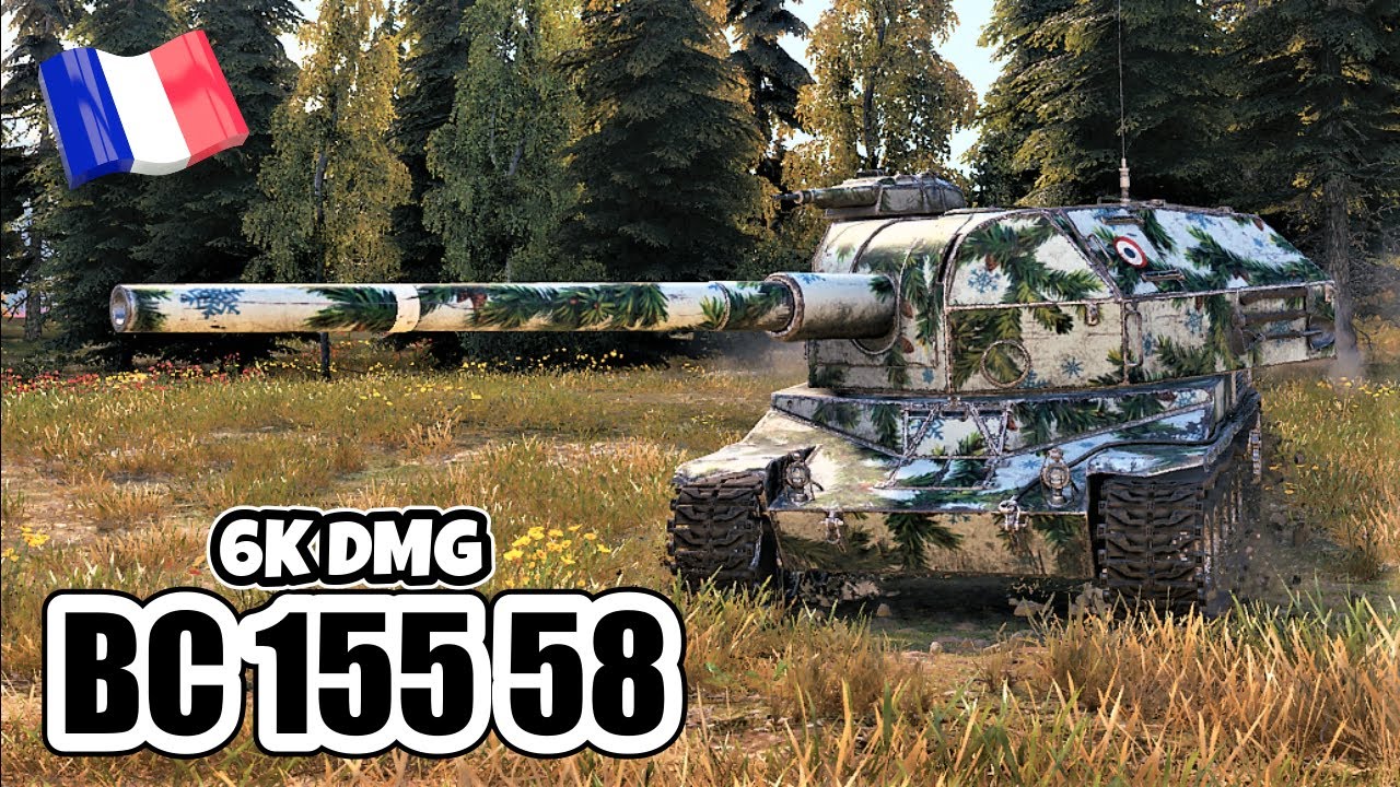 World of Tanks BC 155 58 Gameplay &diams; 6k Dmg &diams; WOT Replays