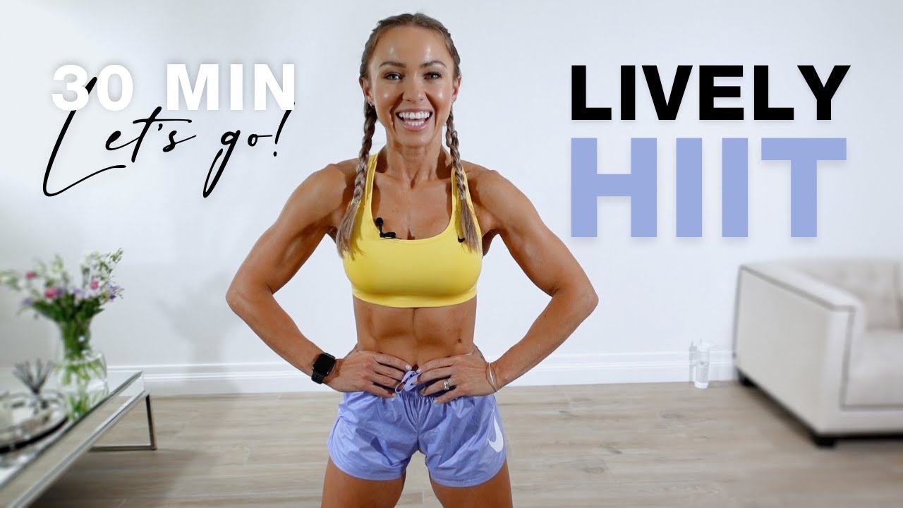 АКТИВНАЯ HIIT-ТРЕНИРОВКА | 30 минут на всё тело — без оборудования дома