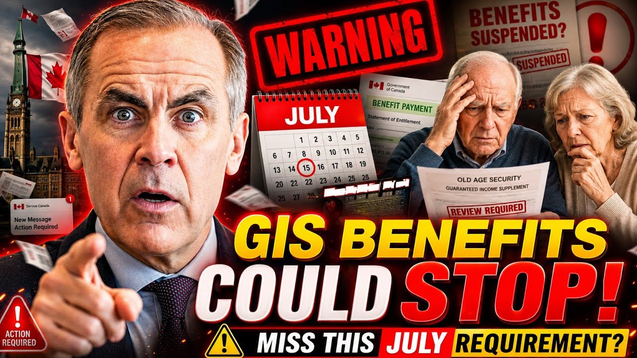 CANADA'S JULY BENEFIT CRACKDOWN YOUR GIS BENEFITS COULD STOP THIS JULY IF YOU MISS THIS REQUIREMENT!
