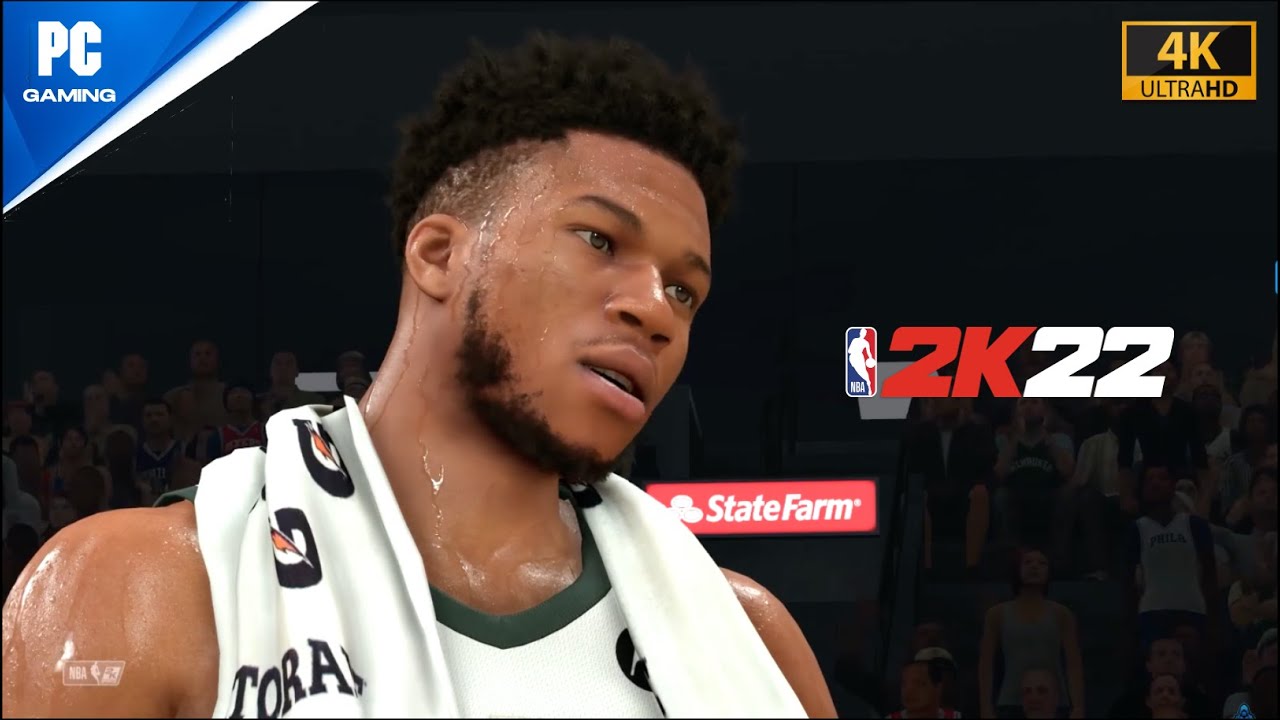 NBA 2K22 Gameplay - Milwaukee Bucks vs Philadelphia 76ers Match! [4K 60FPS] (PCGAMING UHD)