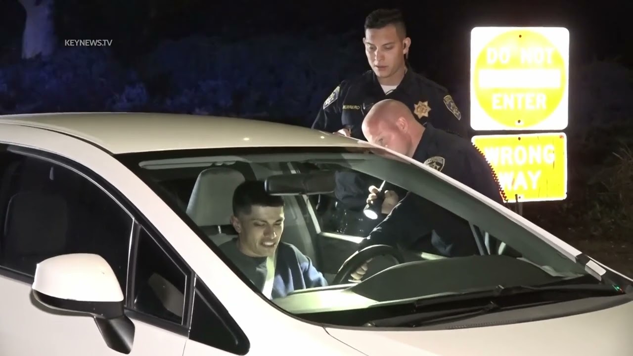 Glendora, CA: DUI Driver Passes Out in Vehicle on 57 Freeway Exit
