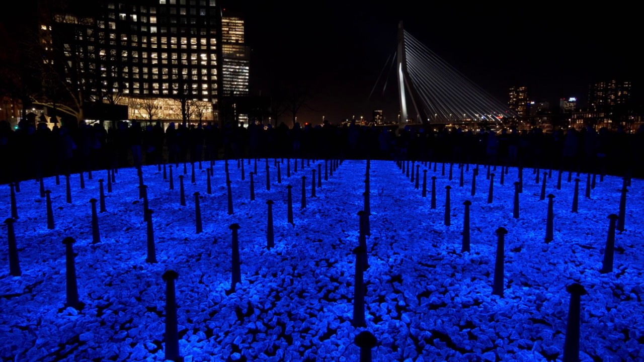 Holocaust monument LEVENSLICHT by Studio Roosegaarde [OFFICIAL MOVIE]