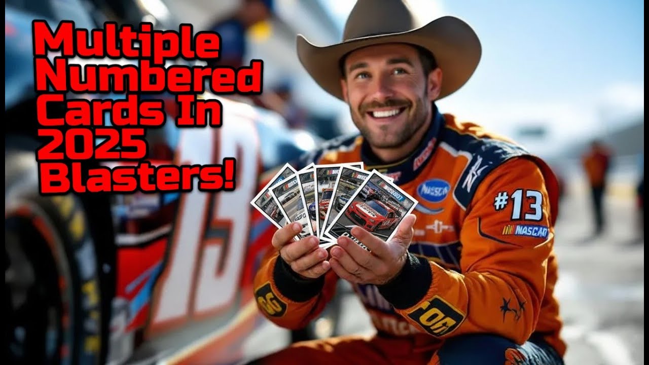 Can't Believe How Many Numbered Cards Were In One 2025 Prizm Racing Blaster! (NASCAR)