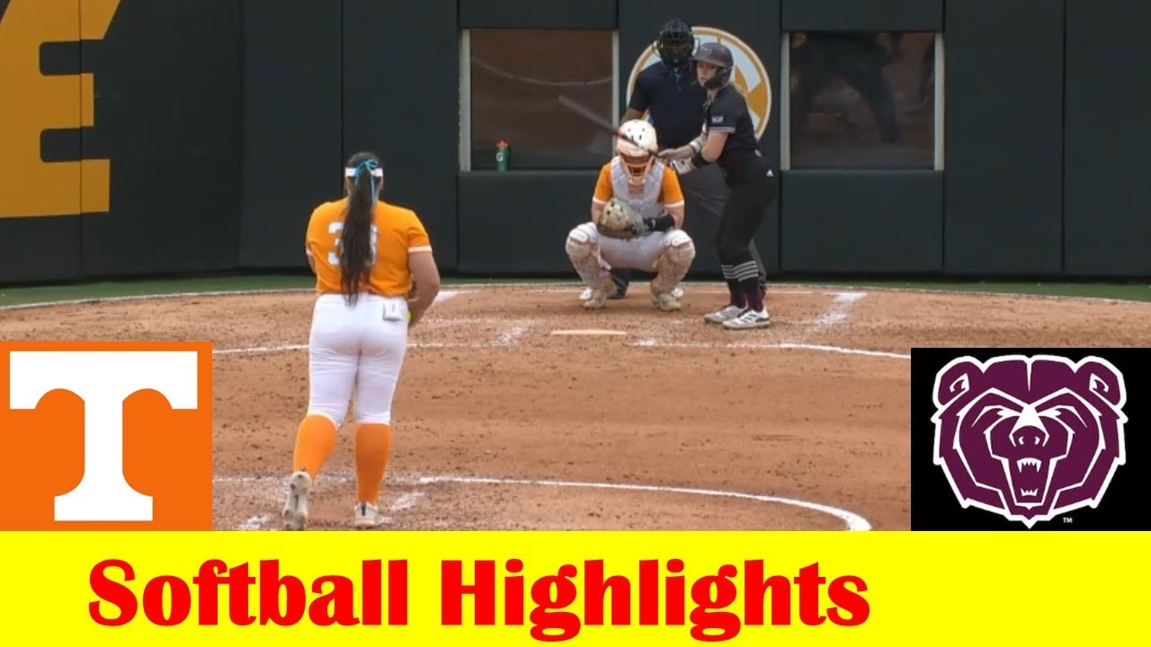 Missouri State vs #9 Tennessee Softball Game Highlights, March 8 2024