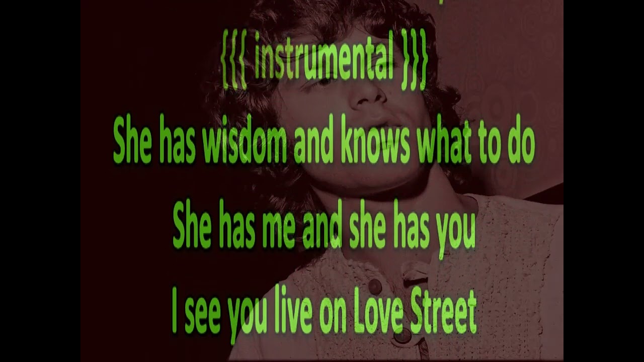 Love Street KARAOKE by the DOORS ( lucien depuydt karaoke )