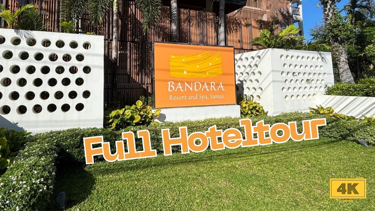 Bandara Resort & Spa Koh Samui 🌴 | Rundgang vom Eingang bis zum Strand