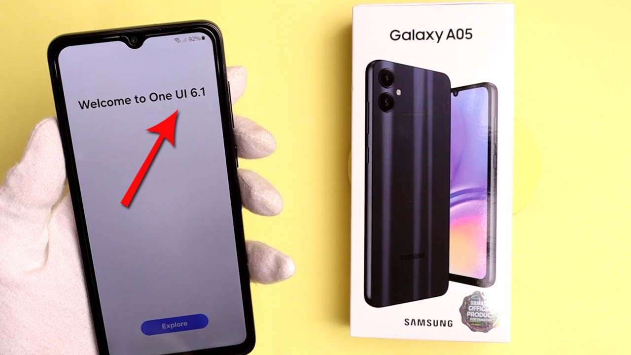 Samsung Galaxy A05 One Ui 6.1 Android 14 Update