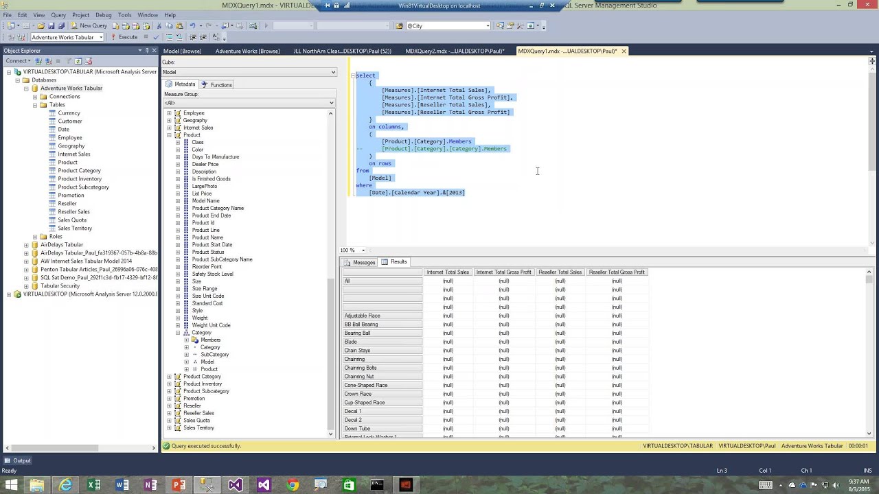 Analysis Services and MDX Essentials with Paul Turley