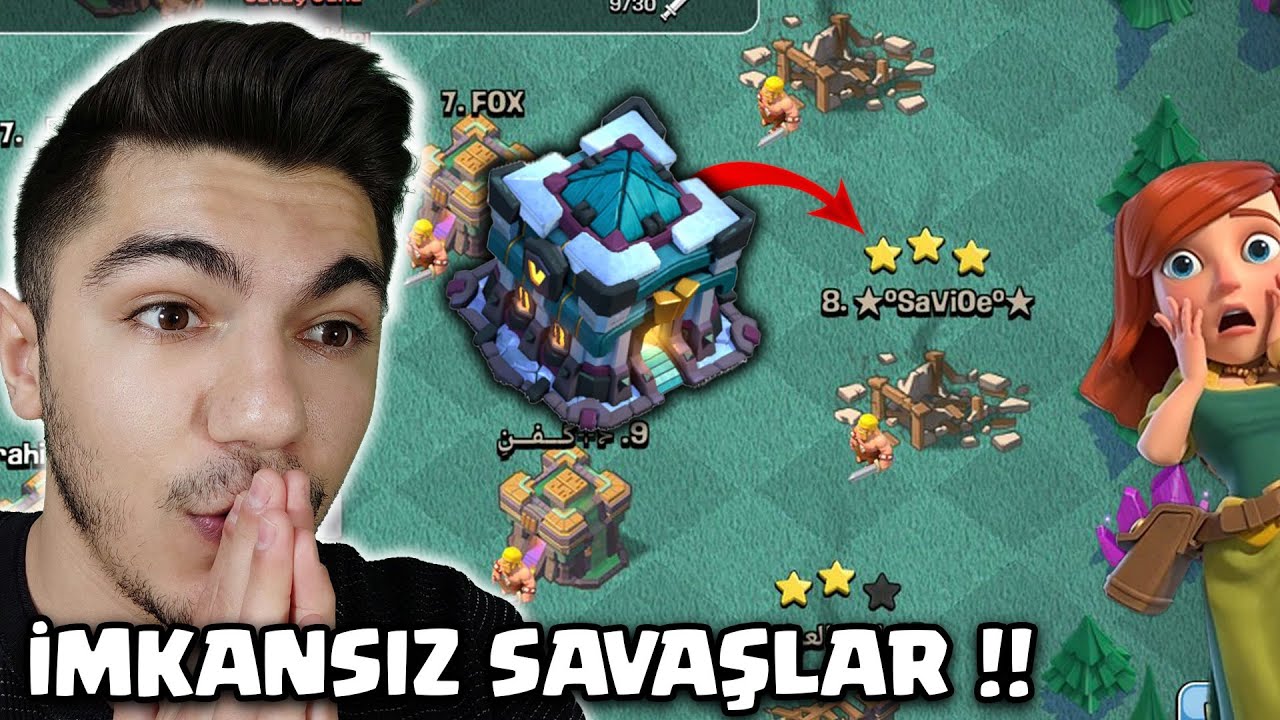 EN HEYECANLI LİG SAVAŞIM !! Belediye 13 İLE Belediye 14 Fulledim !! - Clash Of Clans