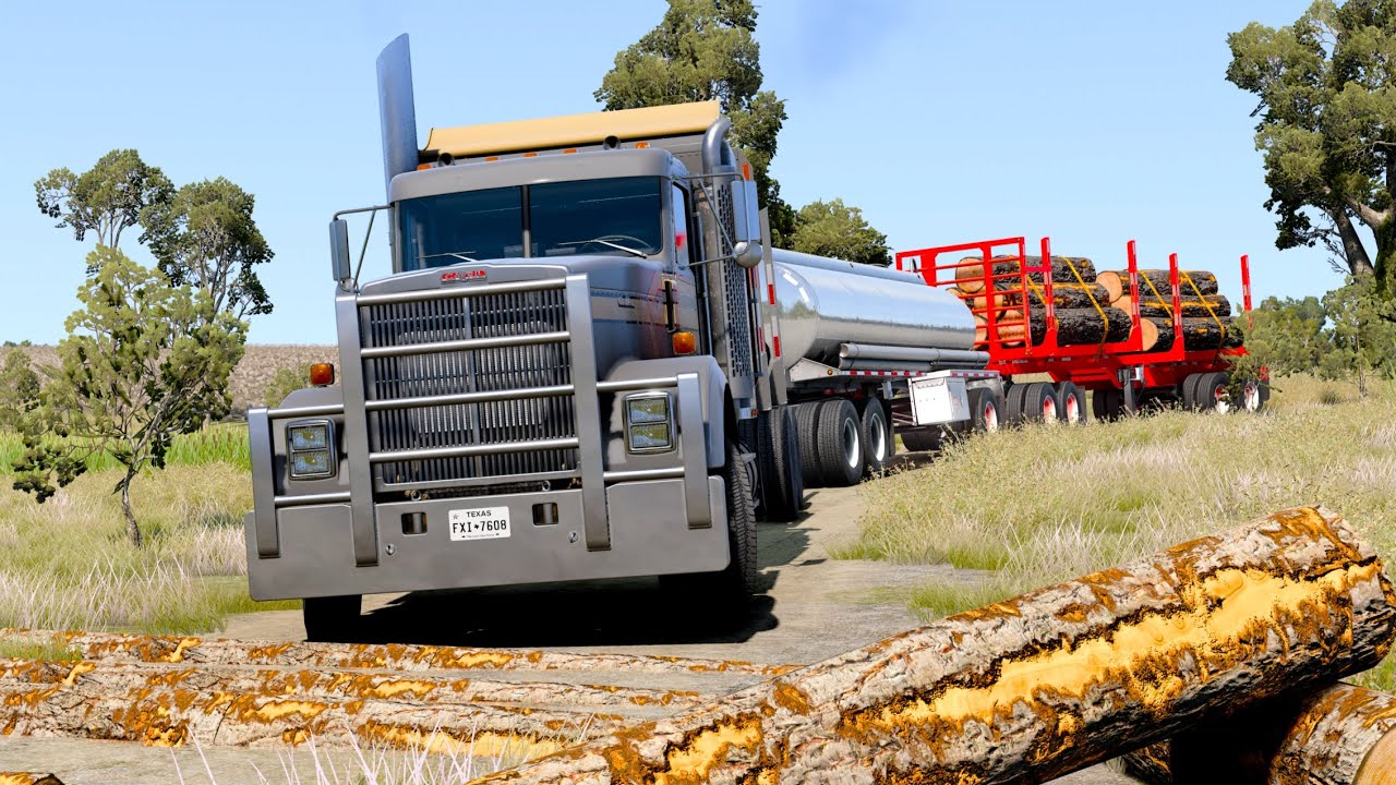 Trucks vs Speedbumps #22 | BeamNG Drive | TruckBumps