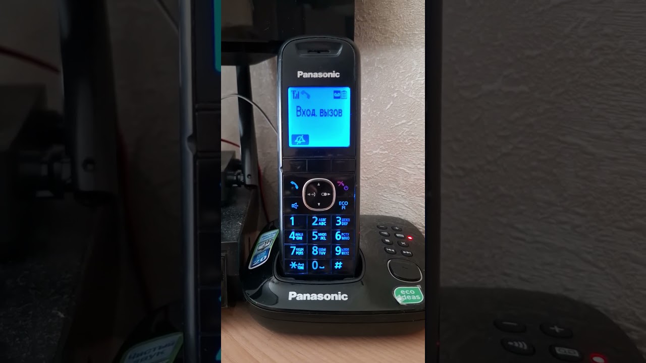 Panasonic KX-TGA551 - Входящий звонок/Отправка/Прослушивание/Стирание сообщений