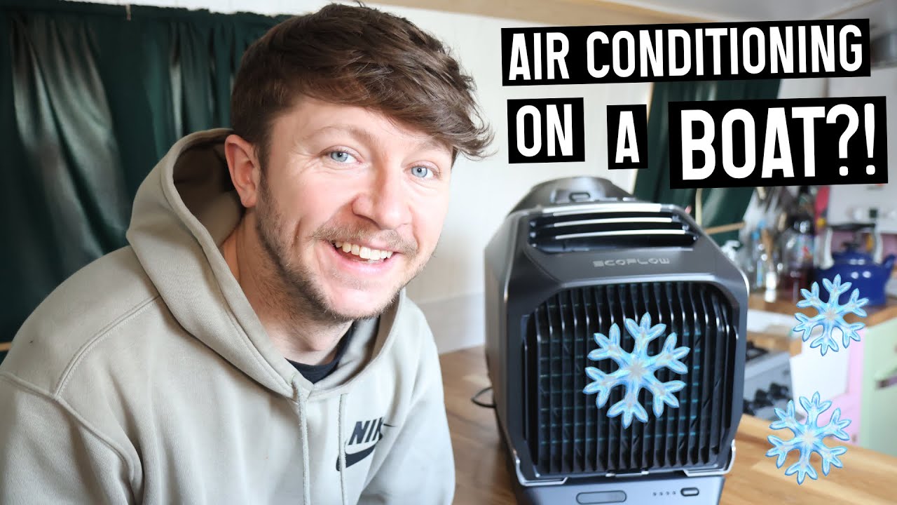 AIR CONDITIONING ON A NARROWBOAT?! EcoFlow WAVE 2 REVIEW