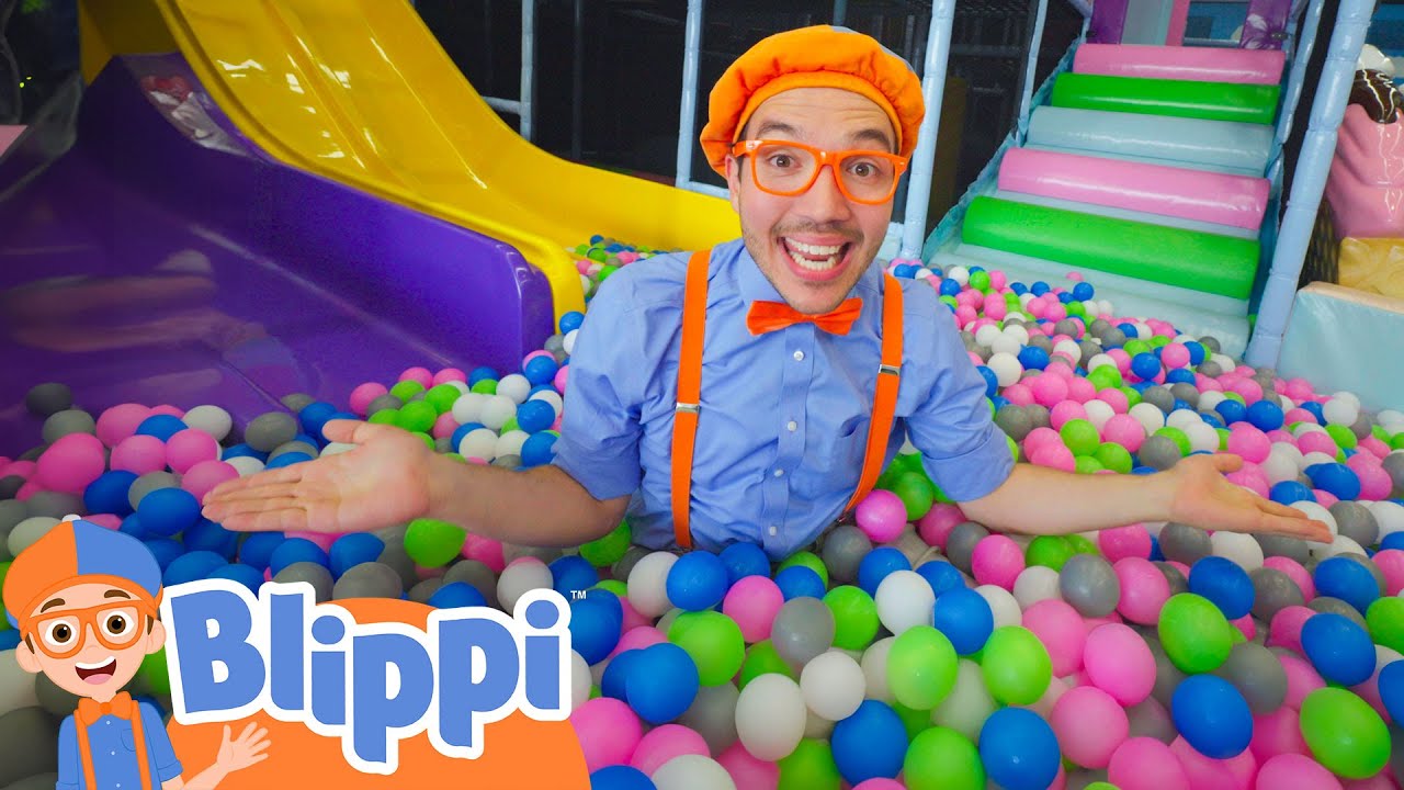 Ball Pit Fun at Candyland | Blippi - Full Episodes | Learning Videos with Blippi