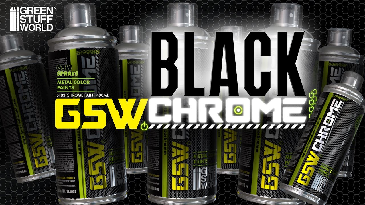 GSW Black Chrome Spray Paint