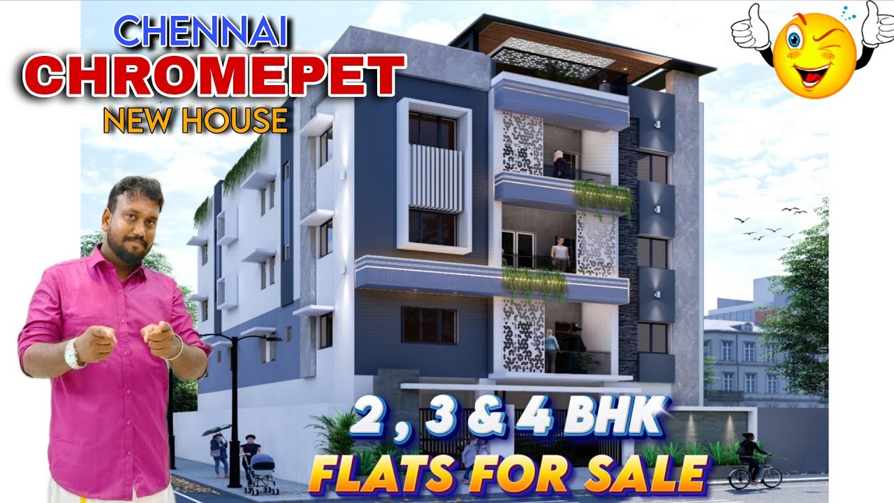 Wow😍2, 3 &4BHK House for Sale in Chromepet Chennai🤩Near Saravana Store😍 Luxury house#Chromepet #flat