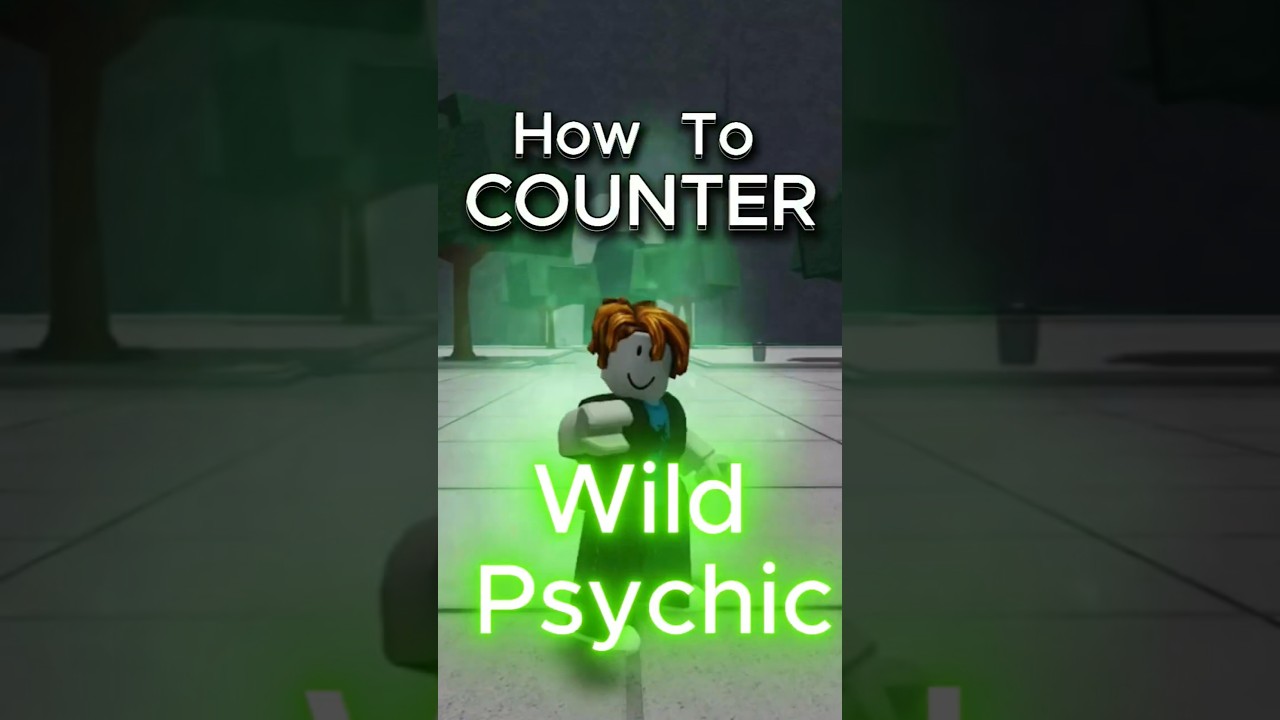 How to Counter Wild Psychic! 🤔 #roblox #shorts #tsb