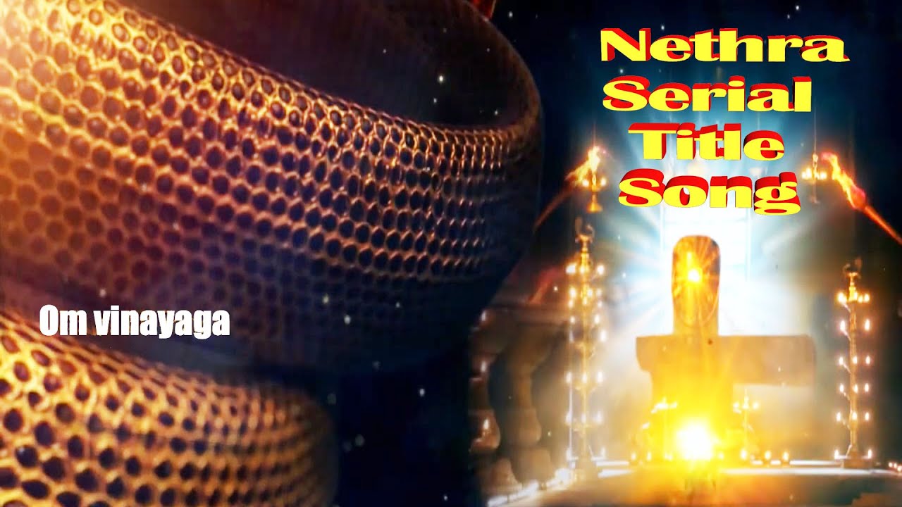 Nethra  [HD] நேத்ரா Tamil Serial Title Song.