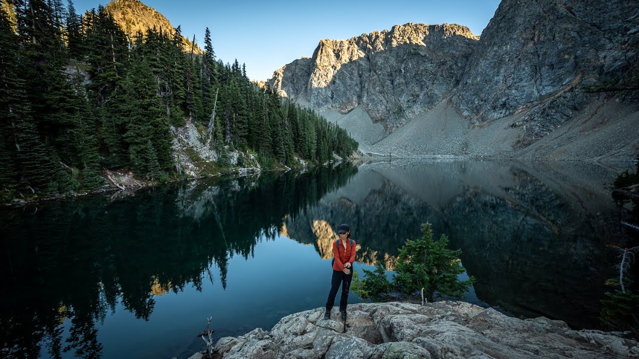 BLUE LAKE Trail, North Cascades National Park, USA (4K)