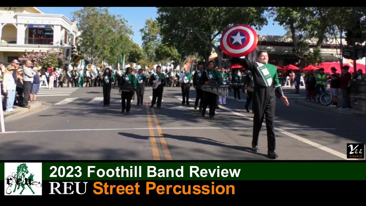 2023 REU at Foothill Band Review: Street Percussion
