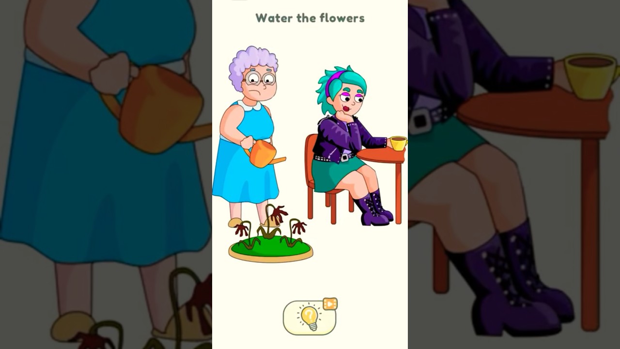 Dop 2 ( Delete One Part ) Level - 81 Water the flowers #shorts #shortvideo #shortsfeed