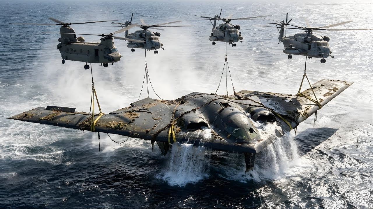 How a Sunken B-2 Spirit is Recovered: Deep-Sea Salvage & Restoration Documentary 2026!