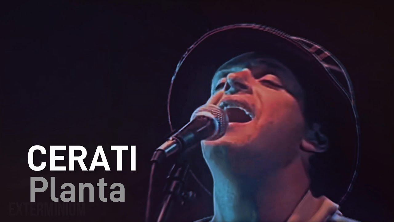 Gustavo Cerati en HD - Planta (Terrible Versión) (Live San Rafael 2001)