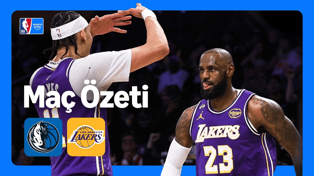 Dallas Mavericks - Los Angeles Lakers | Ma&ccedil; &Ouml;zeti | NBA | Prime Video T&uuml;rkiye