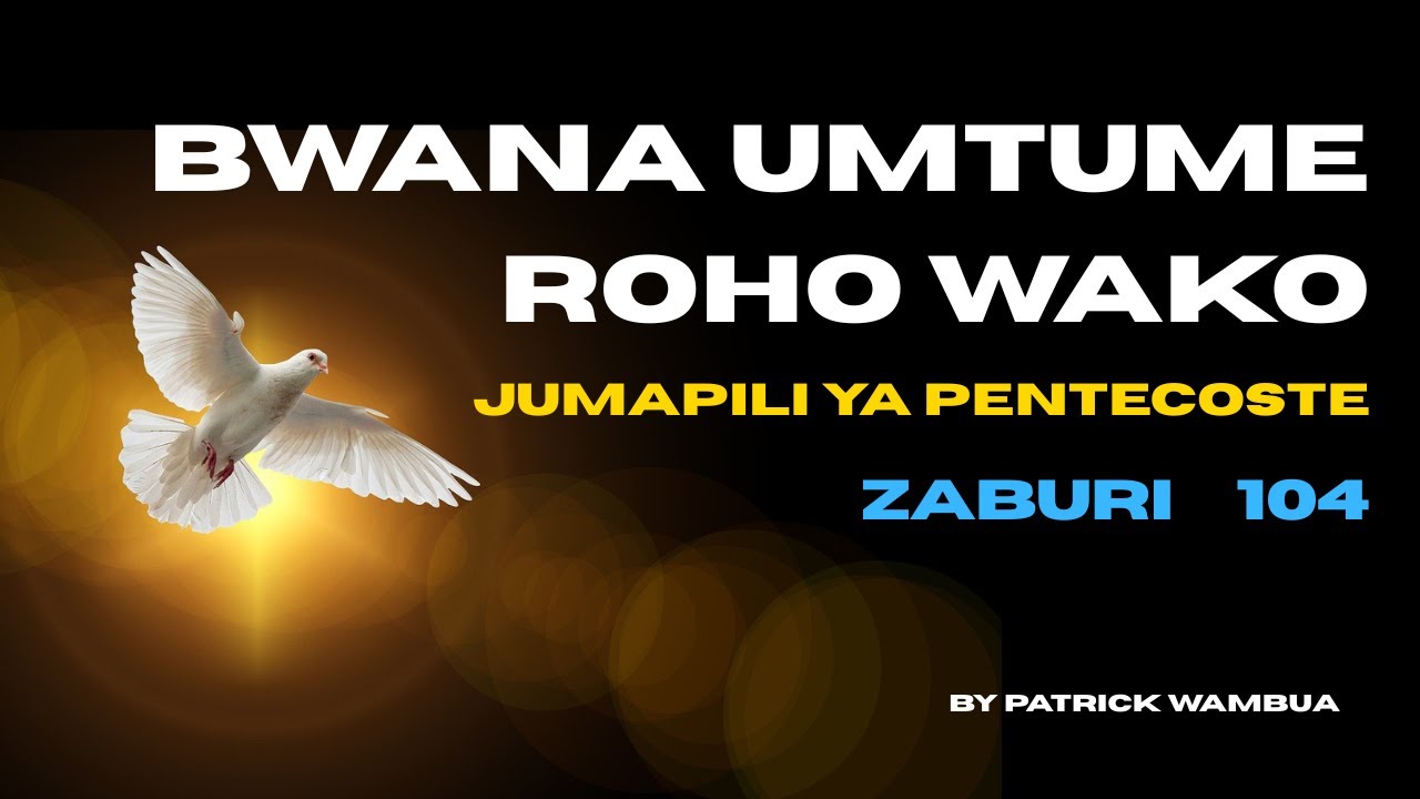 BWANA UMTUME ROHO WAKO |ZABURI 104| KIITIKIO CHA ZABURI JUMAPILI YA PENTECOSTE| BY PATRICK WAMBUA