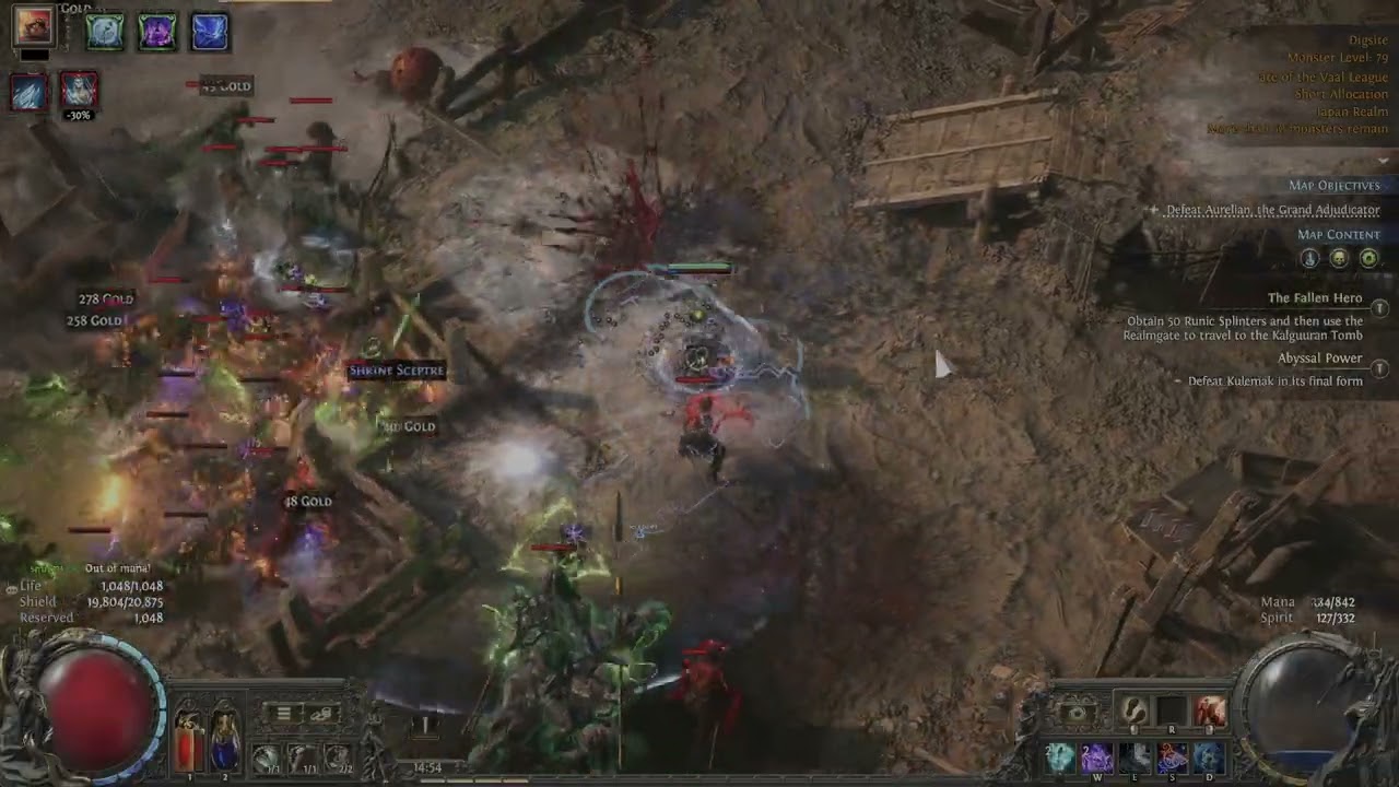 [PoE2 0.4] Spell totem bug with unearth support