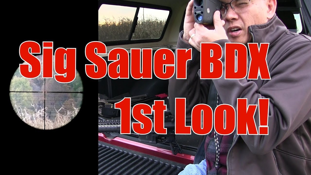 Sig Sauer BDX Scope Laser Range Finder System 1st Look 6.5 Creedmoor