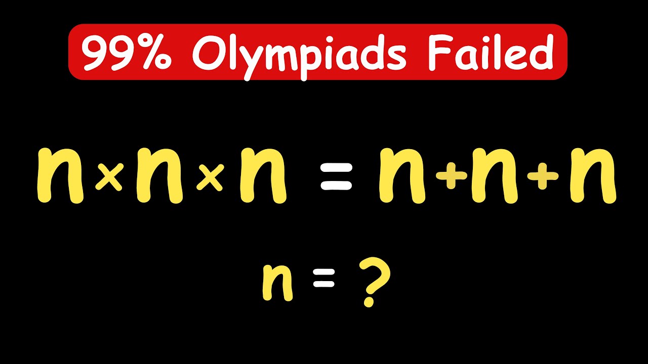 GERMANY OLYMPIADS || How to Solve for n?