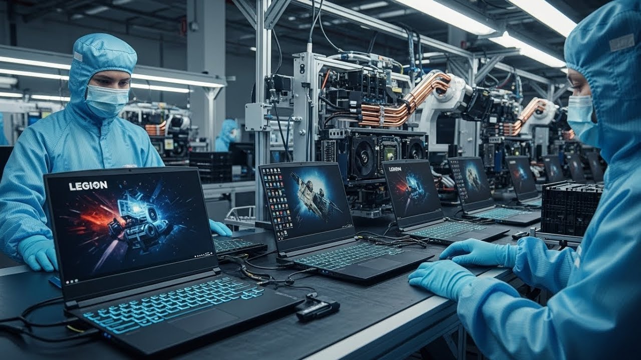 Inside the Lenovo Legion Pro 7 laptop  Factory: From Raw Materials to Gaming Beast (Full Process)