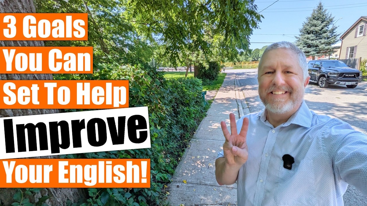 3 Goals You Can Set To Help Improve Your English 🎯