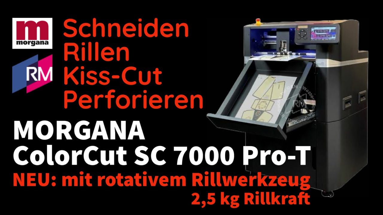 MORGANA ColorCut SC 7000 Pro T - jetzt mit rotativem Rillen!