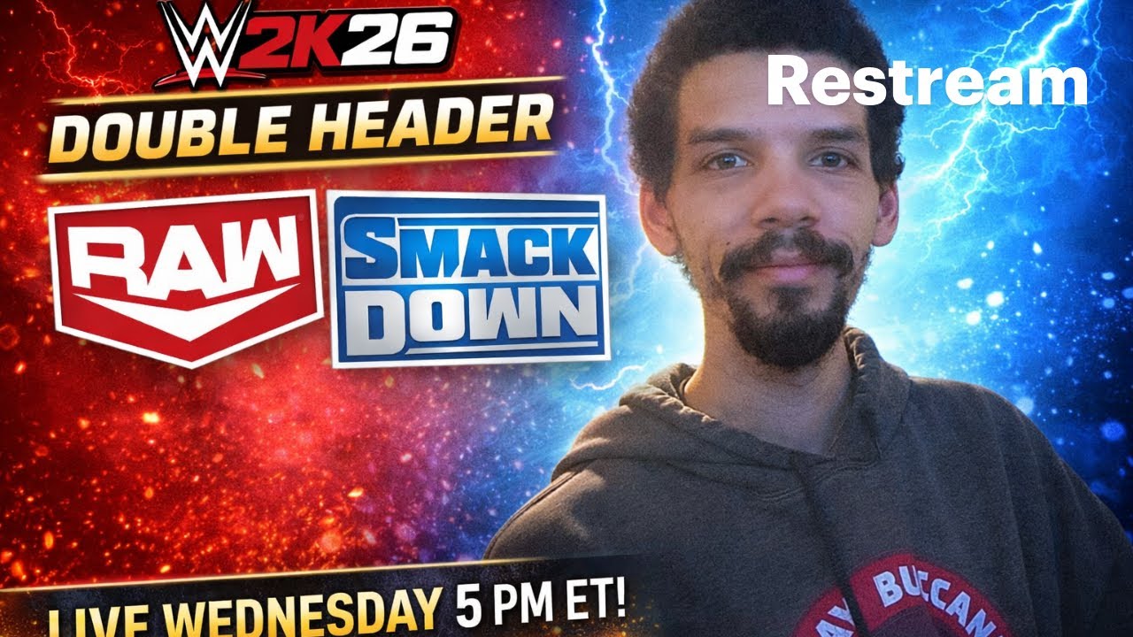 WWE 2K26 Double Header Episode 3 Raw & SmackDown Before The Royal Rumble | Live Wednesday 5 PM ET