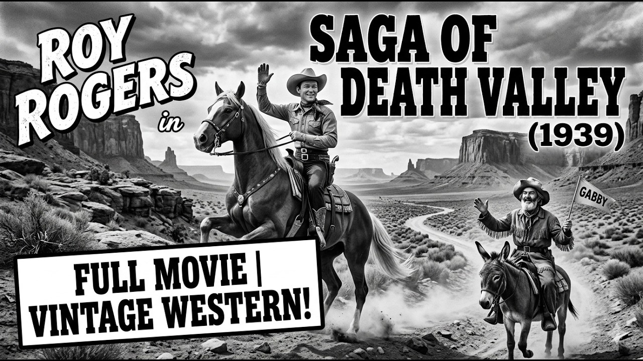 Saga of Death Valley (1939) | FULL MOVIE | Roy Rogers & George 