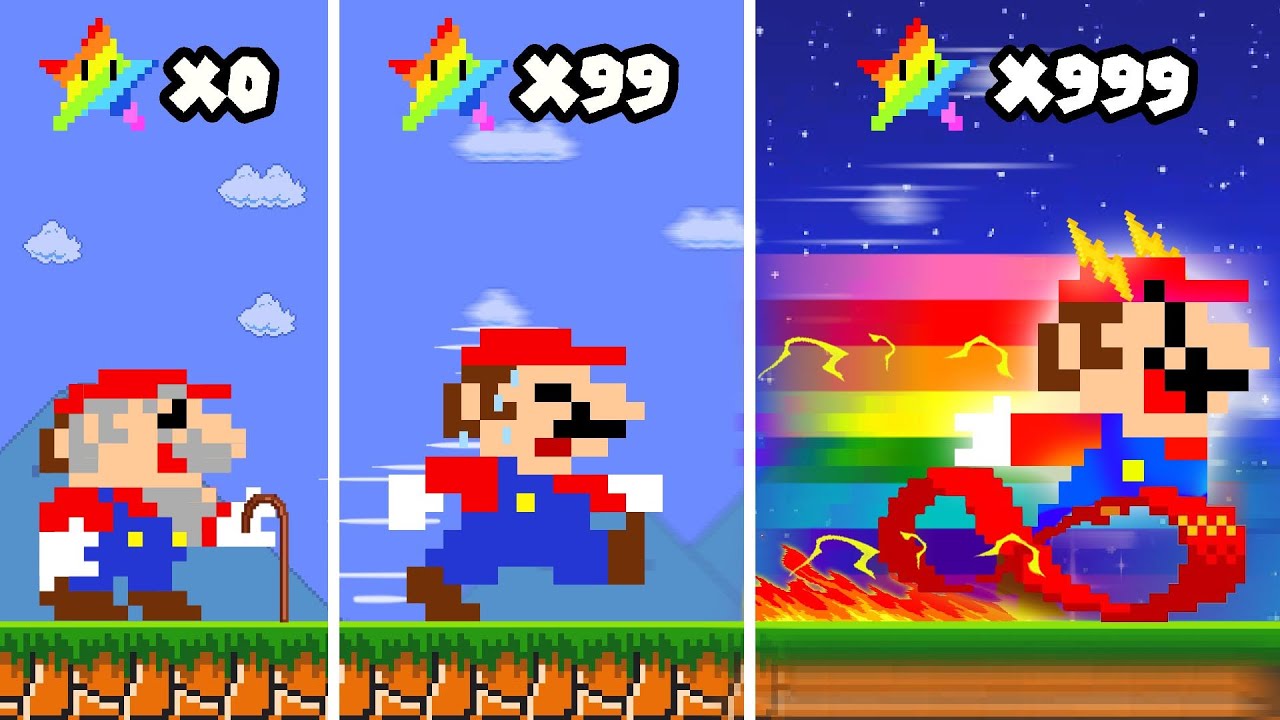 What If Mario FASTER with Every Seed Powerups| ADVENTURE ZONE