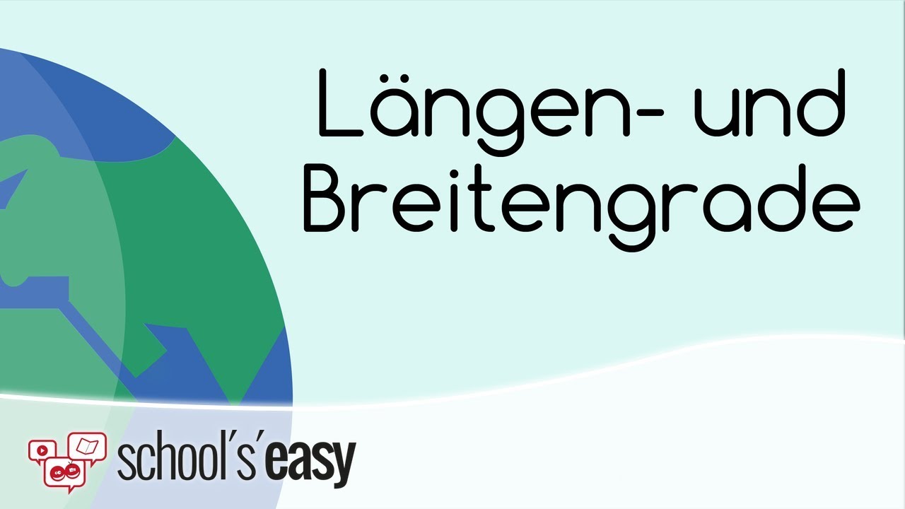 Was sind L&auml;ngen- und Breitengrade? Erdkunde