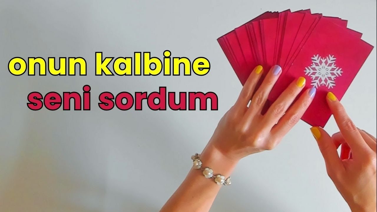 💖 Onun kalbine seni sordum! Tarot
