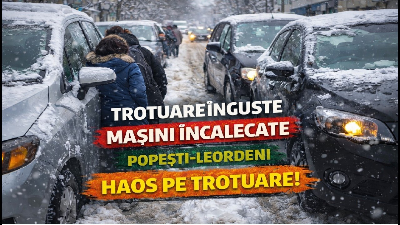 22 -26 Ianuarie 2026. Așa arată mersul pe jos în Popești-Leordeni.