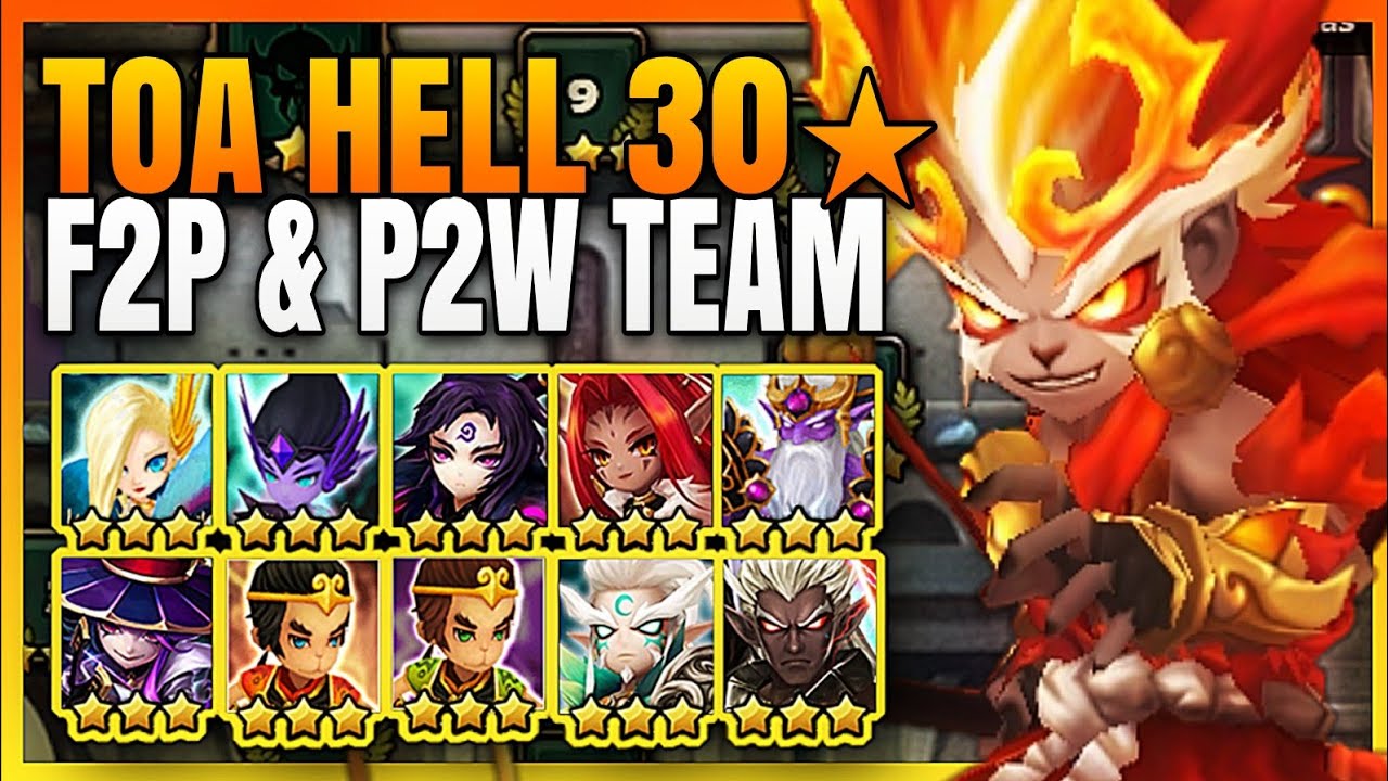 ToA HELL 30★ | Março ~ Abril | Summoners War