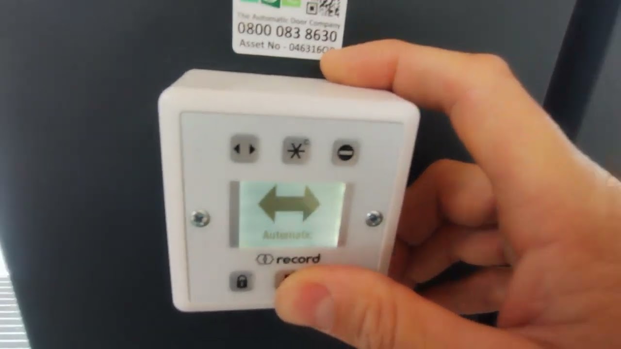 Set up of the Record RIC290 sensor with BDE-D