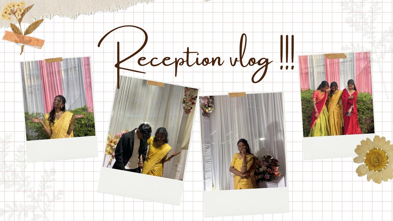bahu dharam & reception vlog 