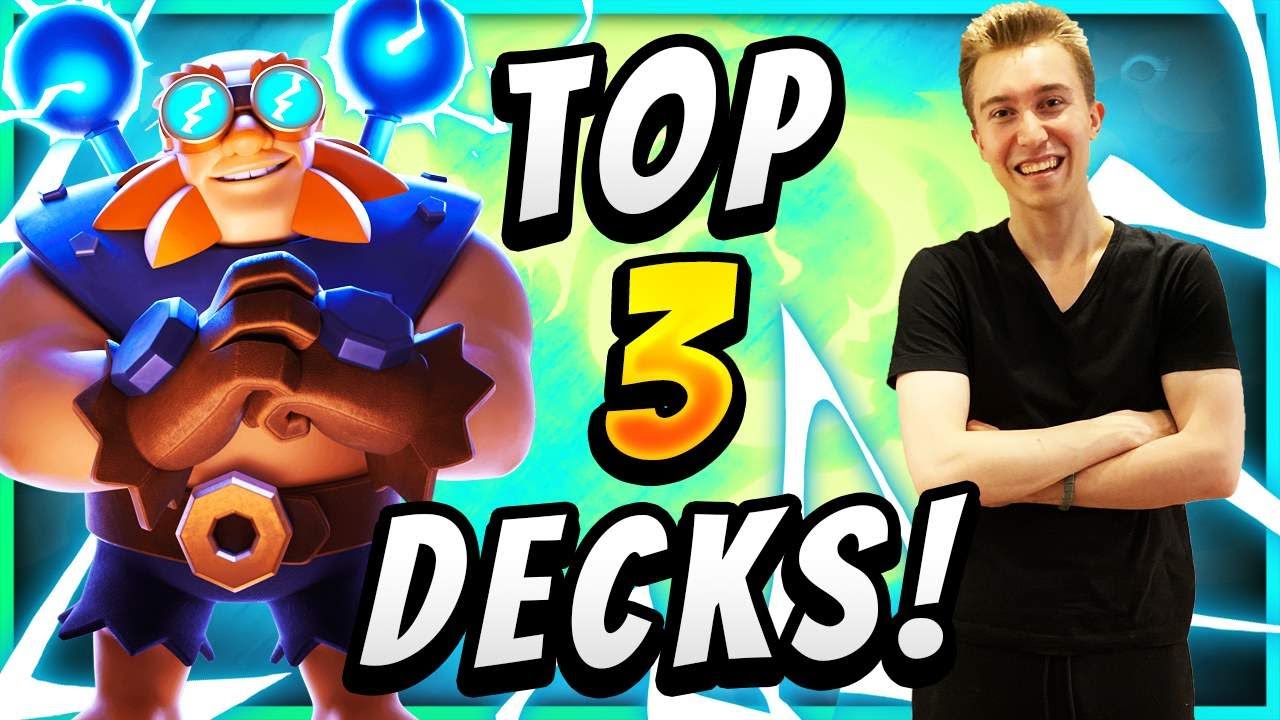 TOP 3 DECKS in CLASH ROYALE to LEARN NOW! (2021)