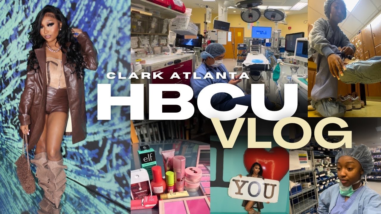 HBCU VLOG S4 E5 | Spring Break 🌟 | Shadowing In The OR + Balloon Musuem | Clark Atlanta ft. Dossier