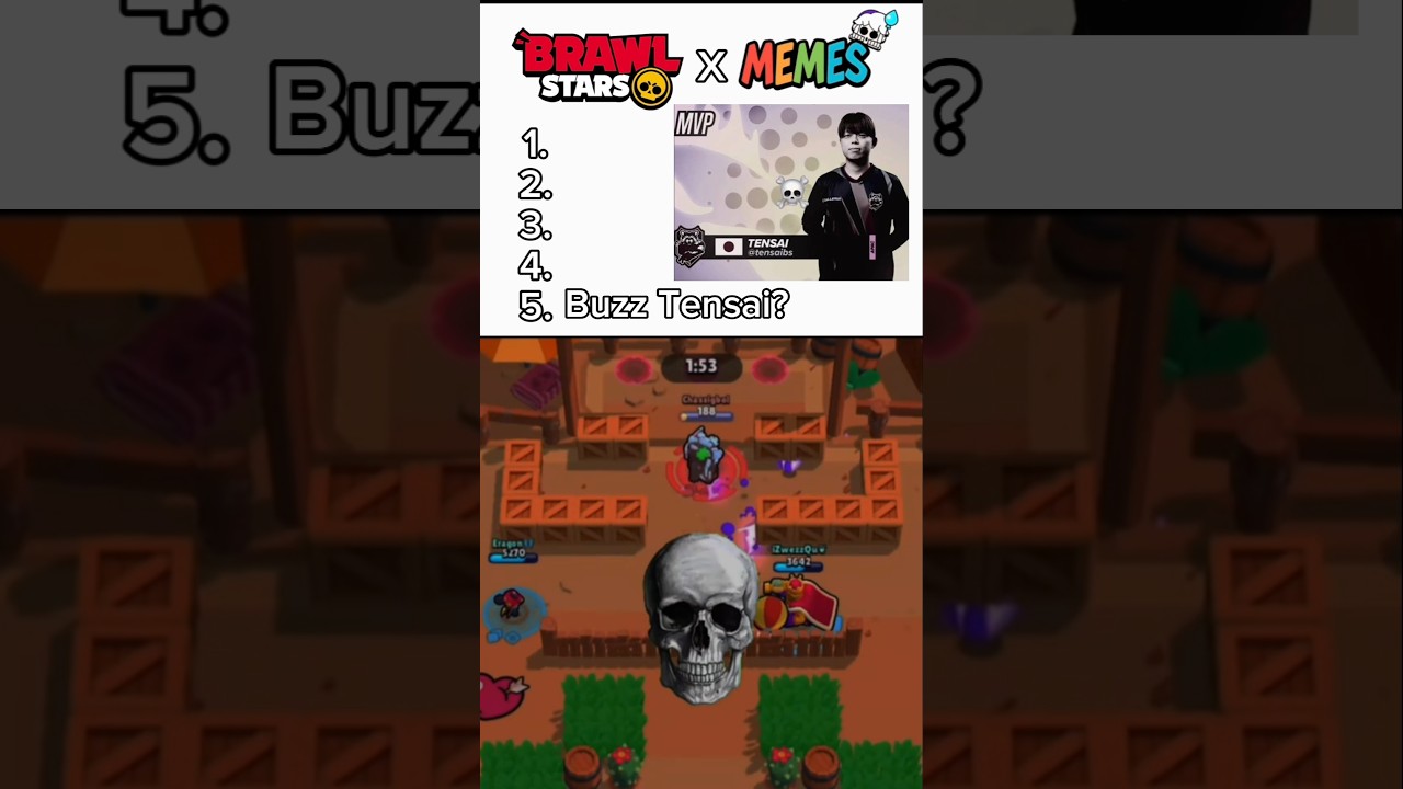 The End🤣 TOP 5 Memes in Brawl Stars🔥 #brawlstars #brawlstarstiktok #бравлстарс