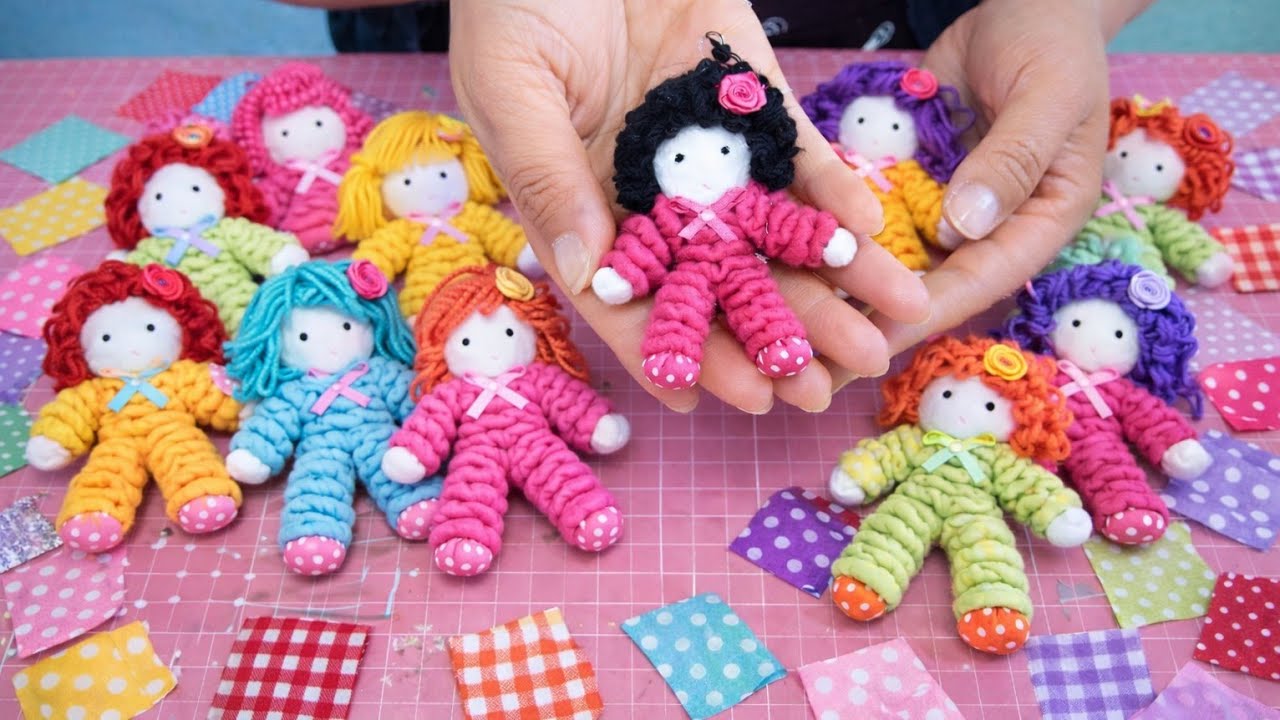 Faça e venda + 100 Bonequinhas  Sem máquina de costura Ganhe dinheiro com artesanato