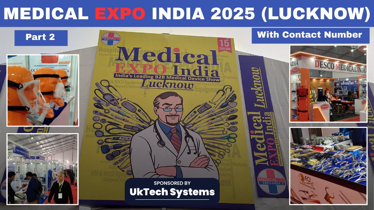 Medical Exhibition Lucknow 2025 | Day 2 Full Tour 🏥 | New Medical Products & Business Insights